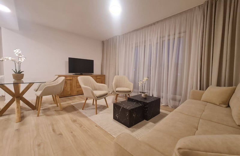 Аренда уютной 2-комнатной квартиры 58 м² в Брашове, Румыния